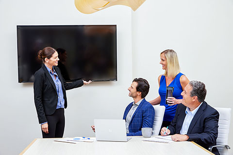 Corporate WhiteFemalePresenting WhiteFemaleMalesInBoardroom