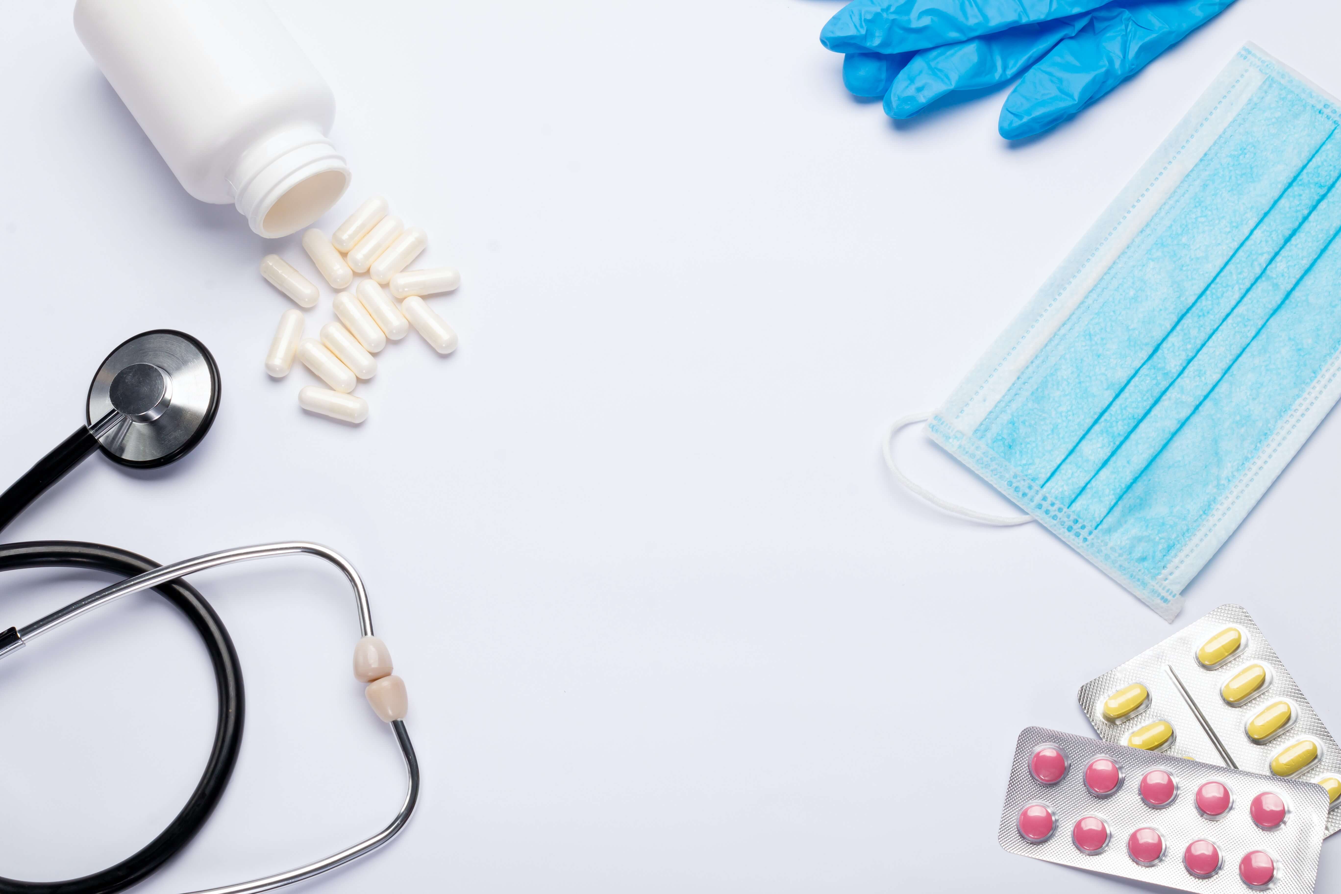 Pills Stethoscope Mask unsplash